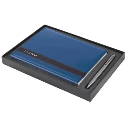 Satin Diary Set Blue